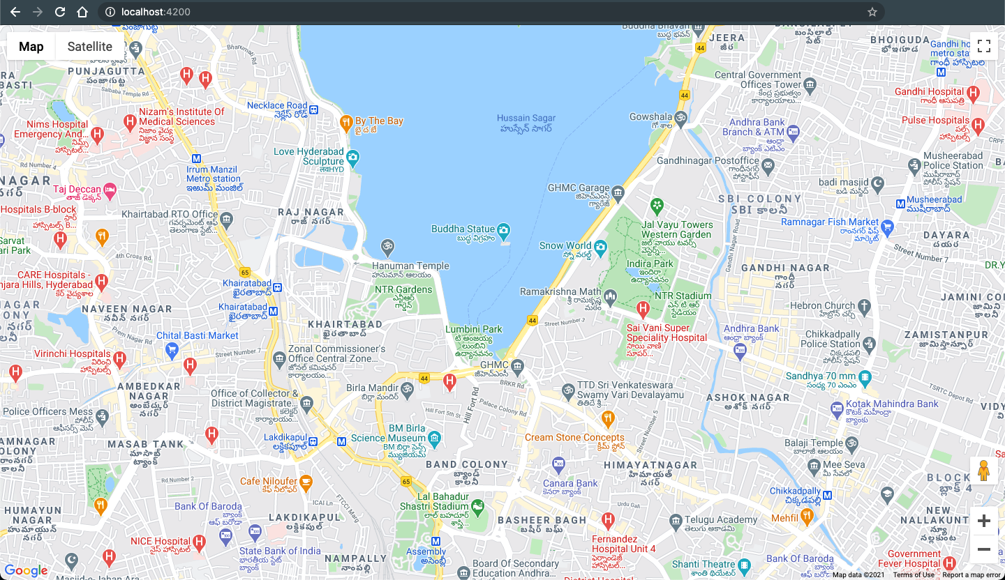 Google Maps JS API